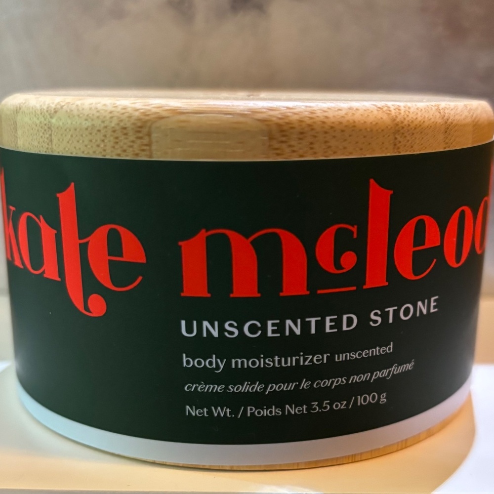 Kate McLeod Unscented Stone *Deep Moisturizing Lotion Bar* New